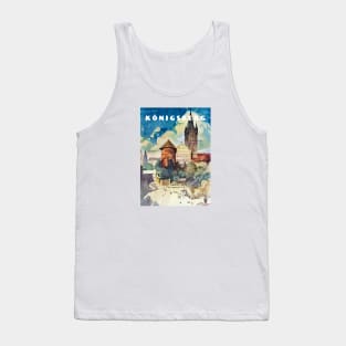 Konigsberg, Prussia, Germany.Retro travel poster Tank Top